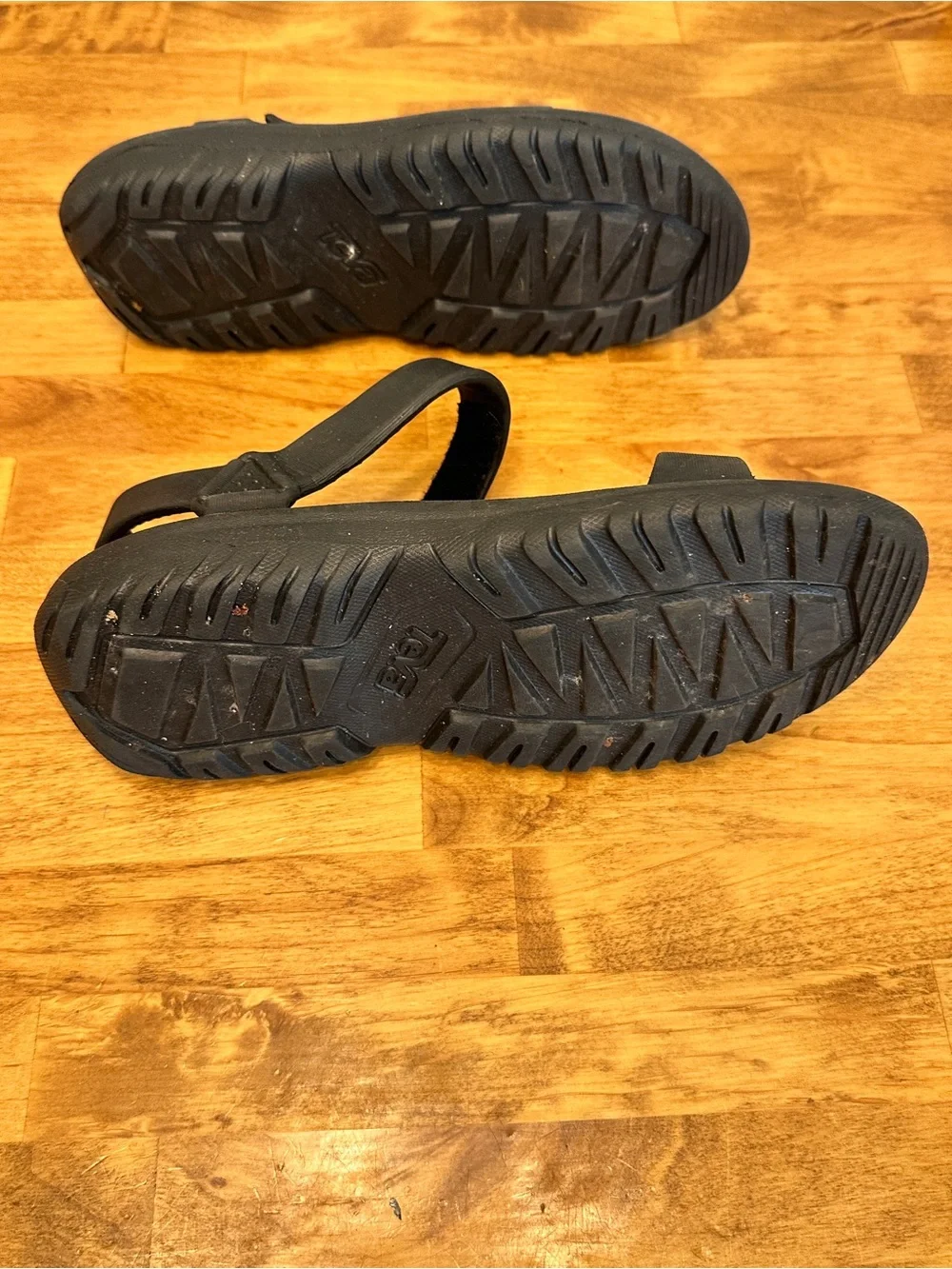 Teva Black Kids' Strap Sandals